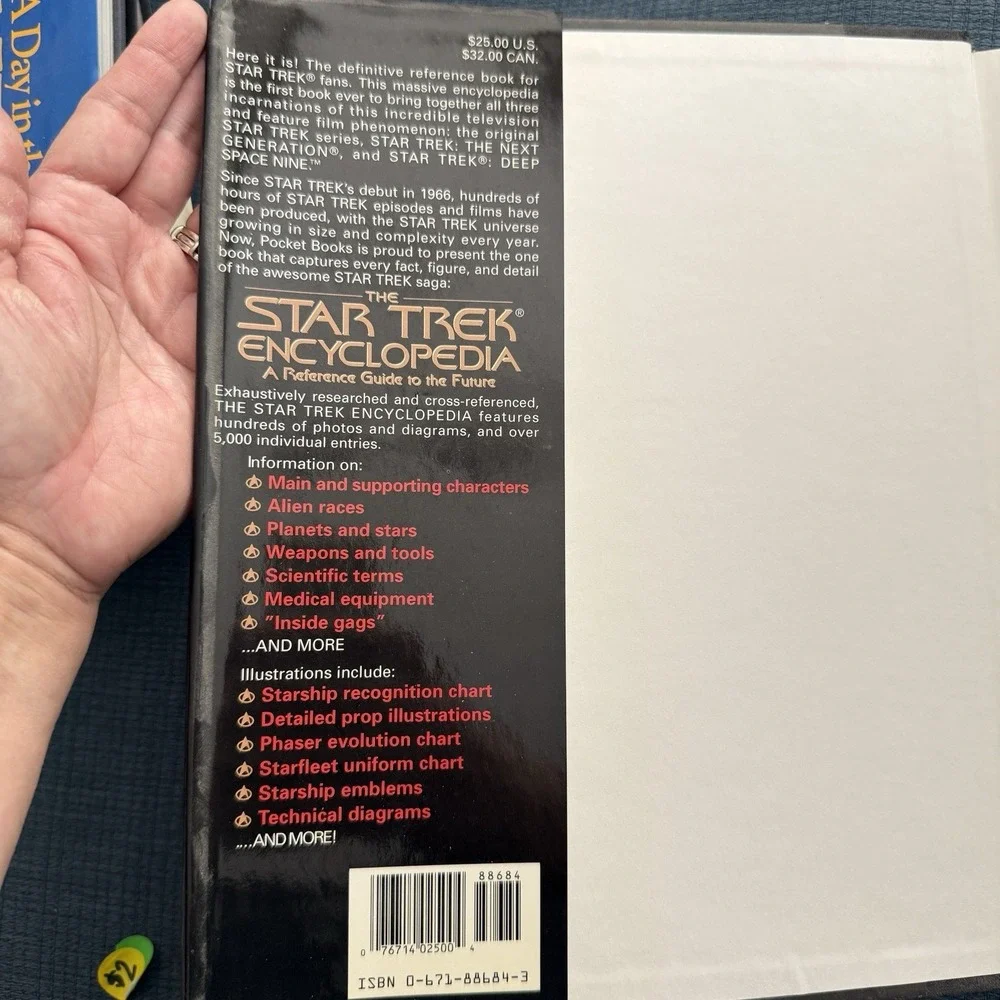 Star Trek Encyclopedia A Reference Guide to the Future by Michael Okuda